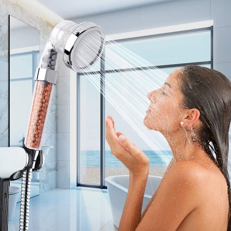 Pommeau de Douche Anti Calcaire, Pommeau Douche Economique, Économiseur Eau Douche, Pommeau Douche , Poire de Douche