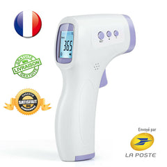 Thermomètre Frontal Infrarouge Sans Contact Pour Bébés et Adultes