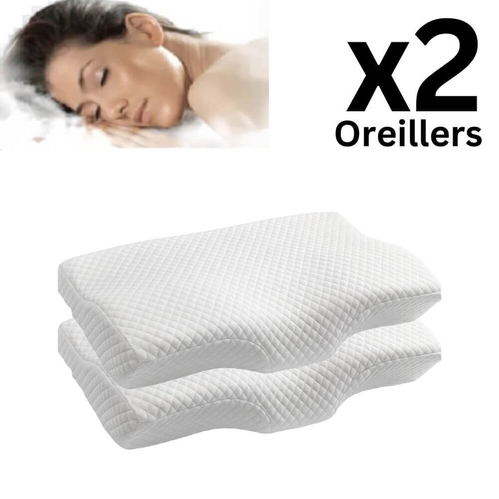 Pack 2 x Oreiller Orthopediques - Remise de 10%