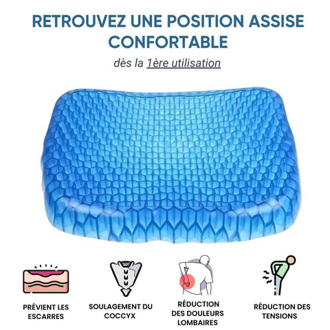 coussin anti escarre fessier, coussin voiture gel siege lombaire, sciatique chaise, coussin coccyx, coussin chaise lombaire, coussin nid abeille, coussin sciatique
