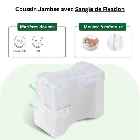 Coussin Jambes et Genoux avec Sangle