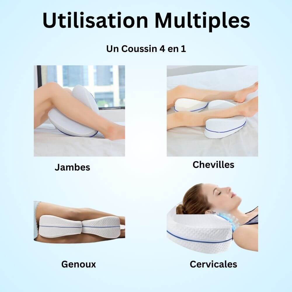 Coussin Orthopédique Genoux, Coussin pour Jambe, Coussin Orthopédique, Oreiller Cervical,