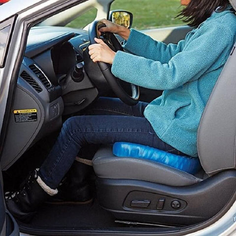 Coussin de Voiture Ergonomique en Gel — Soutien Lombaire & Confort Long Trajet