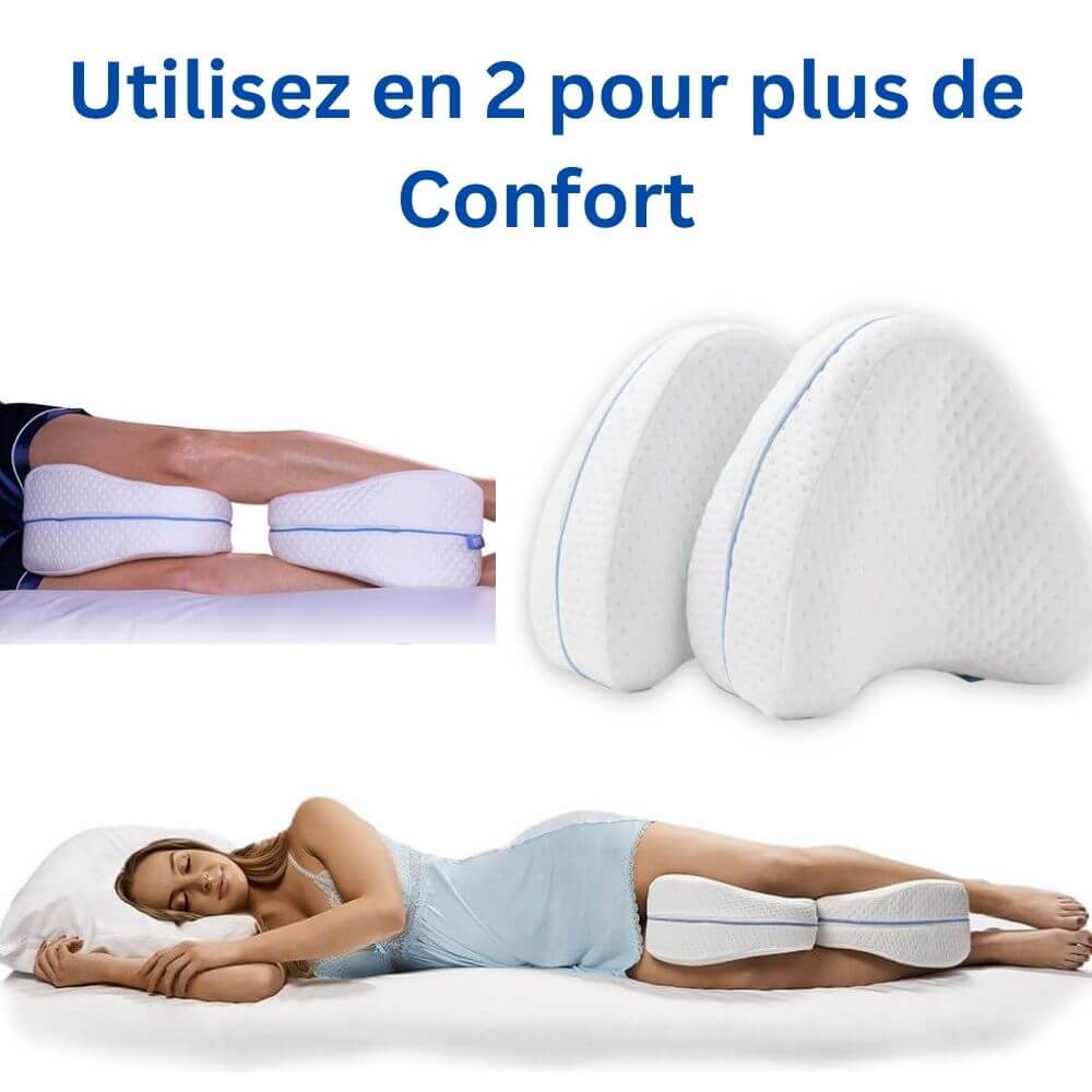 Coussin entre Genoux, Coussin entre les jambes, Coussin Genoux, Coussin Genoux Arthrose