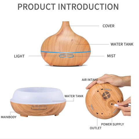 Humidificateur et Diffuseur d'huiles essentielles
