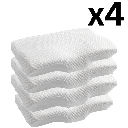 4x Oreillers Ergonomiques