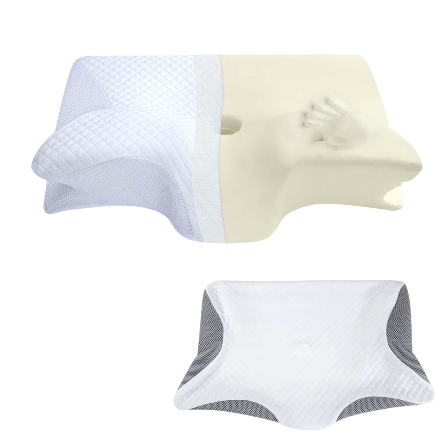 Housse Oreiller Ergonomique Papillon, Housse oreiller Cervical, Taie Oreiller Cervical