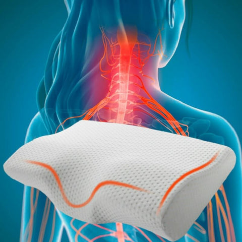 YOOYOO Oreiller cervical en mousse à mémoire de forme à rebond lent en fibre de bambou YOOYOO Oreiller cervical en mousse à mémoire de forme à rebond lent en fibre de bambou
