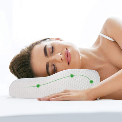 Oreiller Orthopédique Ergonomique, Coussin Memoire de Forme, Oreiller Cervical, Oreiller Therapeutique 