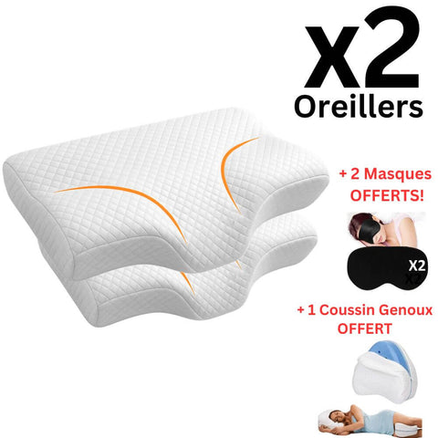 Oreiller Orthopédique à Mémoire de Forme