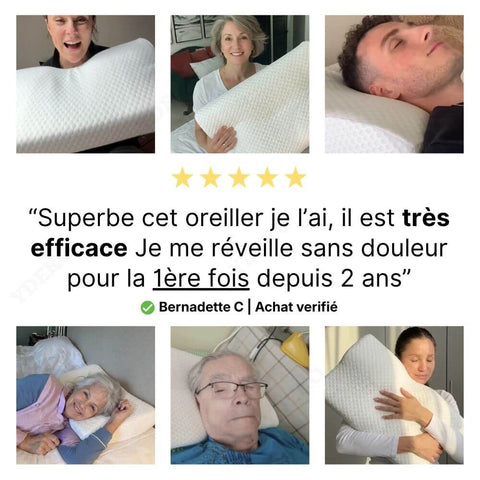 Oreiller Anti Ronflement Cervical à Memoire de Forme