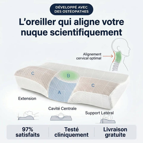 Oreiller Cervical Orthopédique
