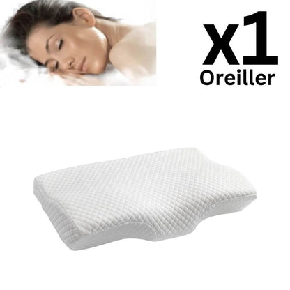 Oreiller Ergonomique Memoire de forme, Coussin Cervical Orthopédique, Oreiller Therapeutique