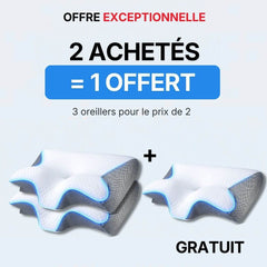 Oreiller Cervical Ergonomique - Design Papillon