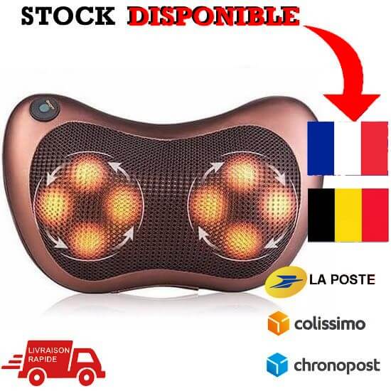 coussin massant, masseur cervical, massage cervicales
