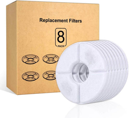 Pack 8 Filtres pour Fontaine à Eau pour Chats