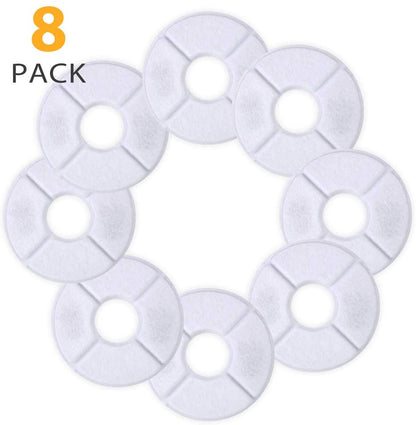 Pack 8 Filtres pour Fontaine à Eau pour Chats