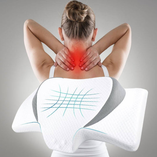 Oreiller Memoire de Forme, Coussin Cervical Orthopédique, Oreiller Ergonomique, Coussin Memoire de Forme, Oreiller Cervical, Oreiller Therapeutique