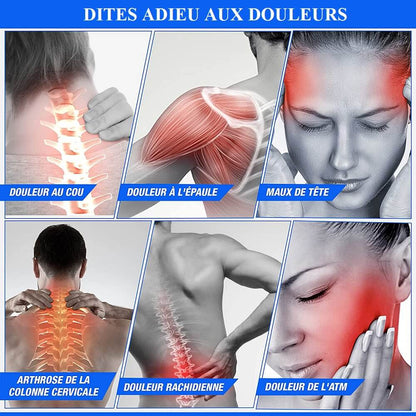 coussin traction cervical, soulage douleurs cervicales, oreiller traction cervicale